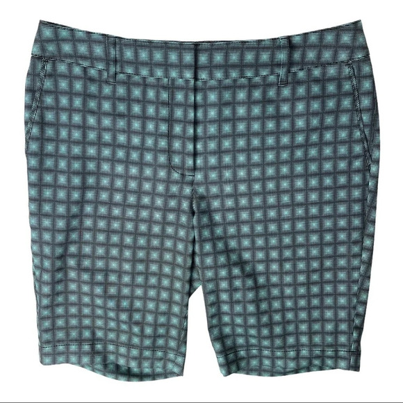 🛍️3/$40 Golf Shorts Black Aqua Cutter & Buck Golf Shorts Size 6 - Picture 2 of 6